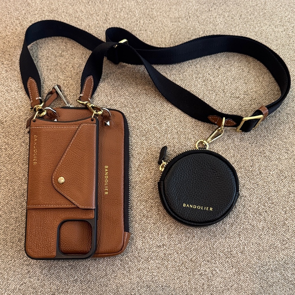 Bandolier Brown iPhone 13 Pro Max Case Set